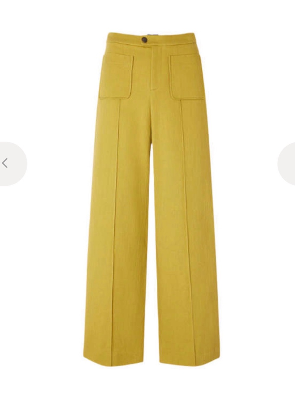 Soeur Yellow Trouser, Size 6, Excellent condition